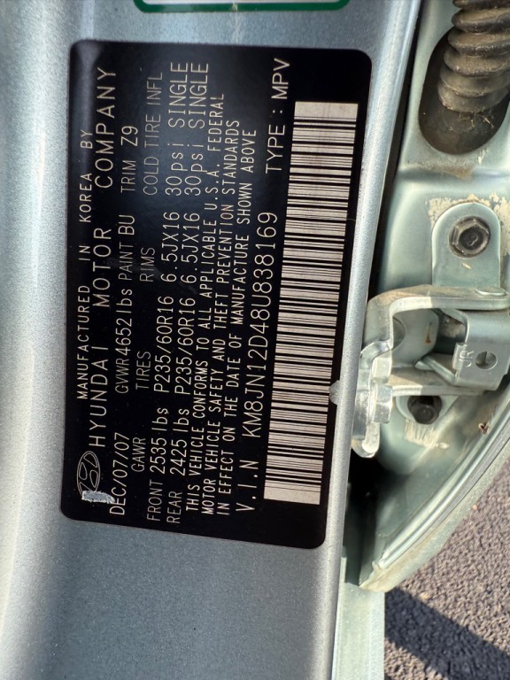 2008 Hyundai Tucson Image 33