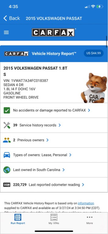 2015 Volkswagen Passat Image 46