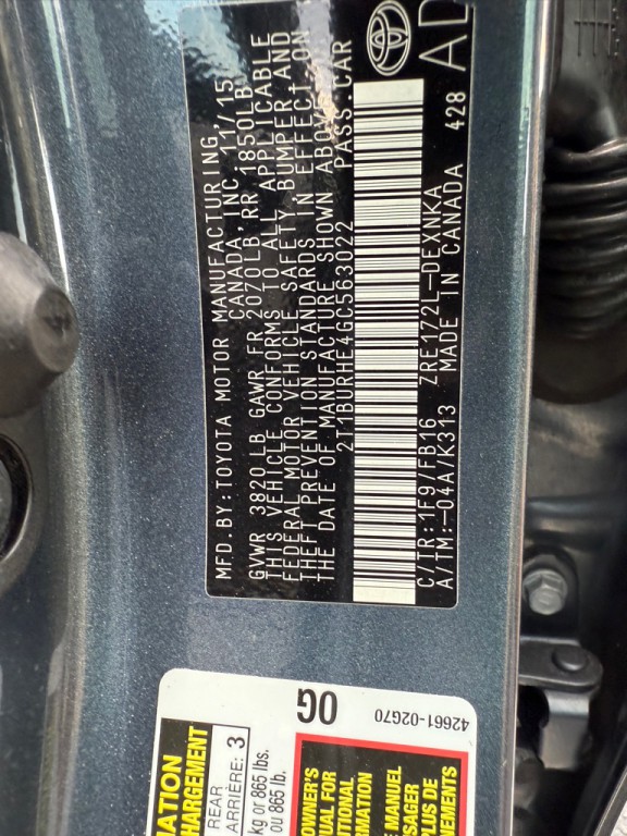 2016 Toyota Corolla Image 30
