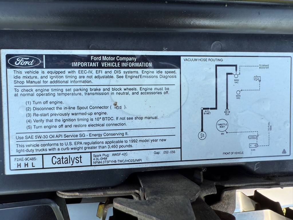 1992 Ford Ranger Image 103