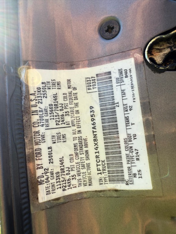 1992 Ford Ranger Image 118