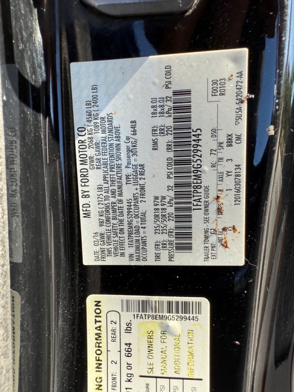 2016 Ford Mustang Image 37