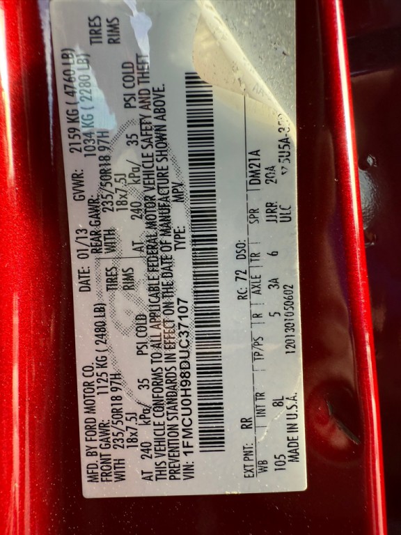 2013 Ford Escape Image 36