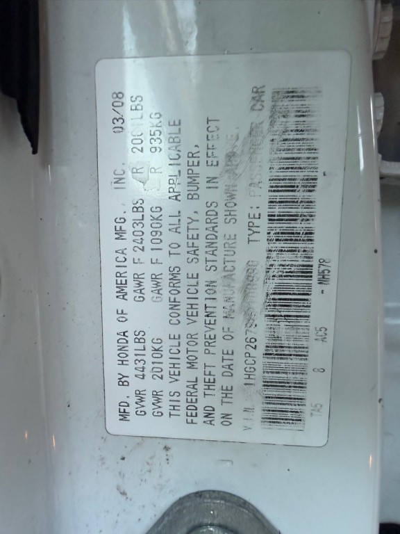 2008 Honda Accord Image 32