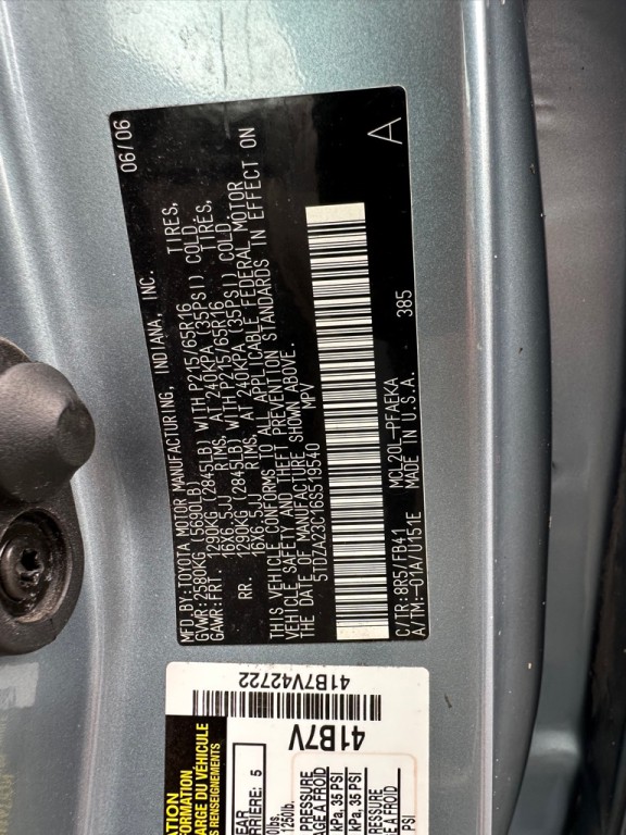 2006 Toyota Sienna Image 25