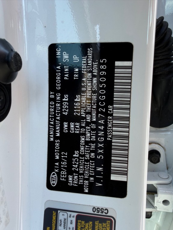 2012 Kia Optima Image 34