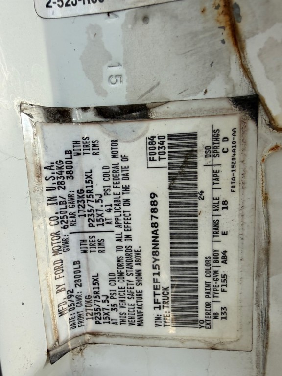 1992 Ford F-150 Image 21