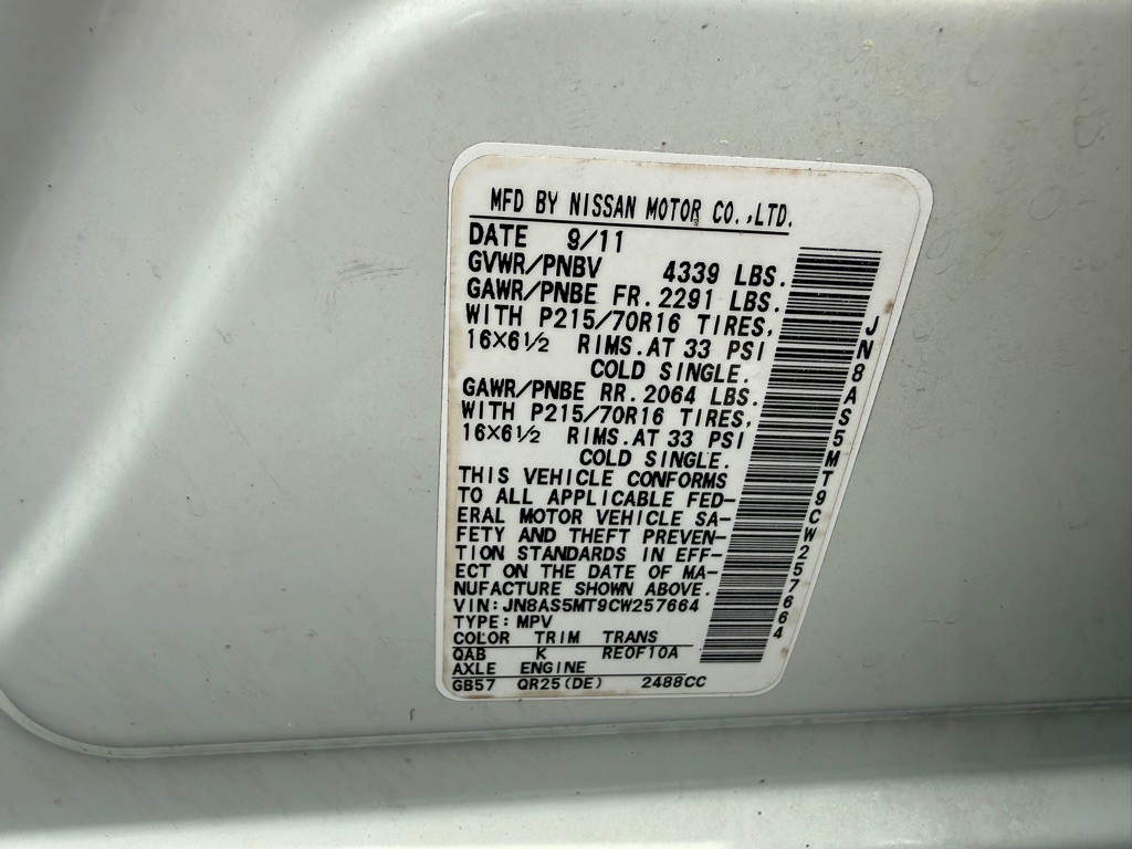 2012 Nissan Rogue Image 34