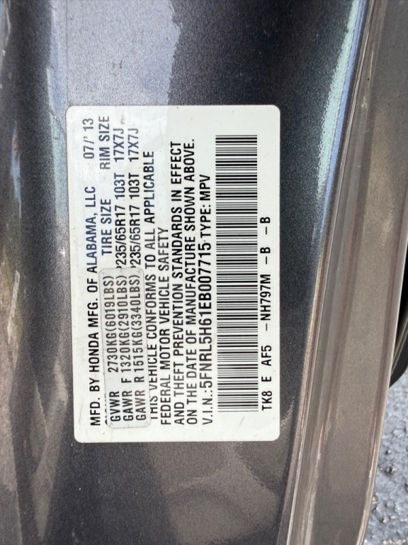2014 Honda Odyssey Image 20