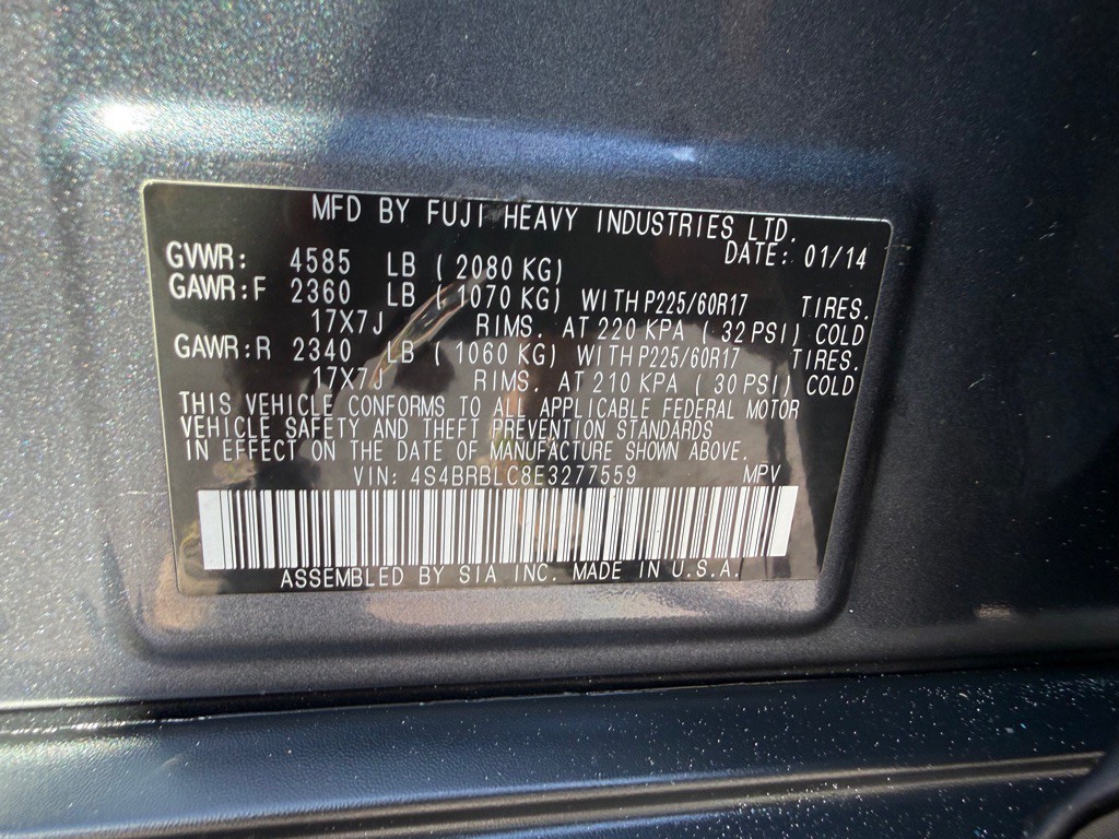 2014 Subaru Outback Image 32