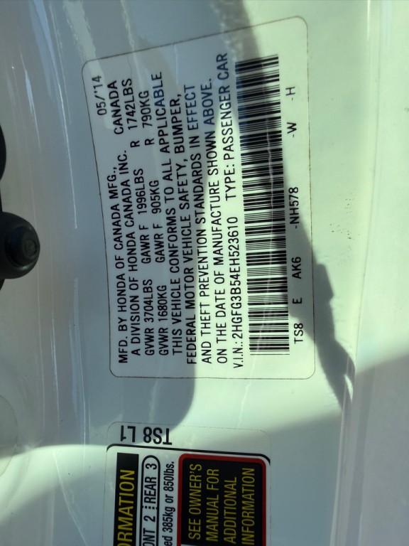 2014 Honda Civic Image 37