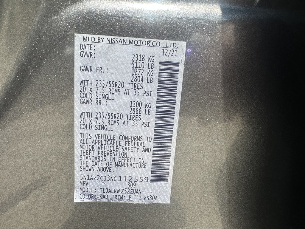 2022 Nissan Murano Image 10