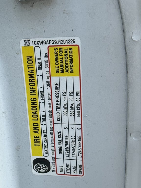 2018 Chevrolet Express Image 14