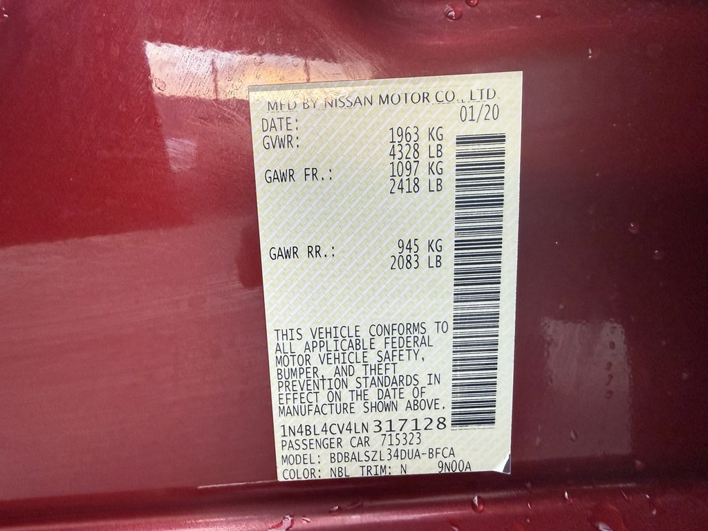 2020 Nissan Altima Image 18