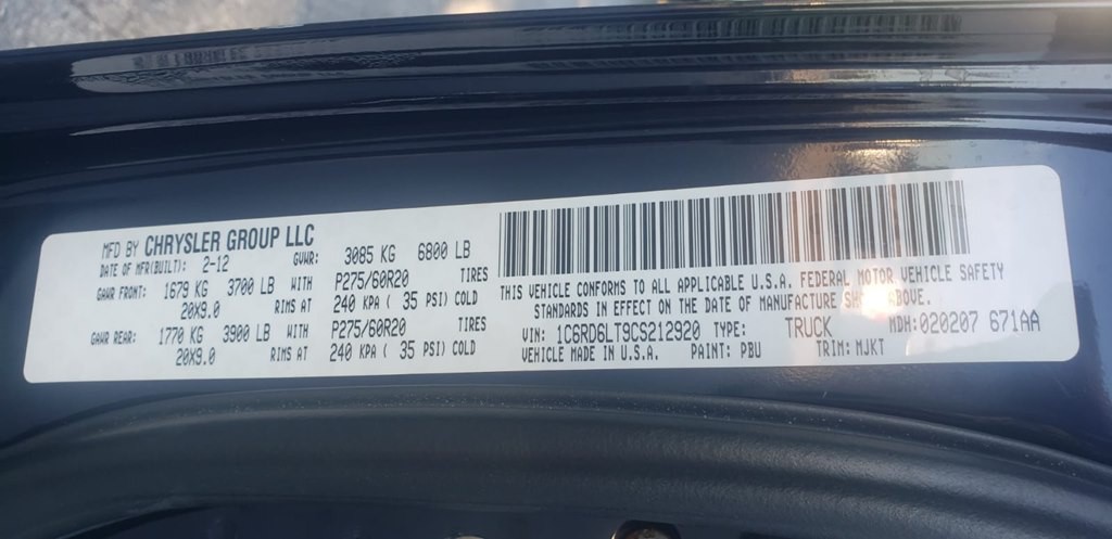 2012 Dodge Ram 1500 Image 55