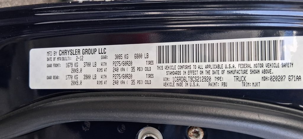 2012 Dodge Ram 1500 Image 68
