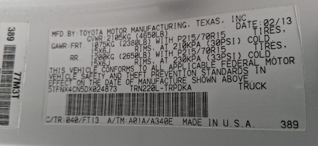 2013 Toyota Tacoma Image 38