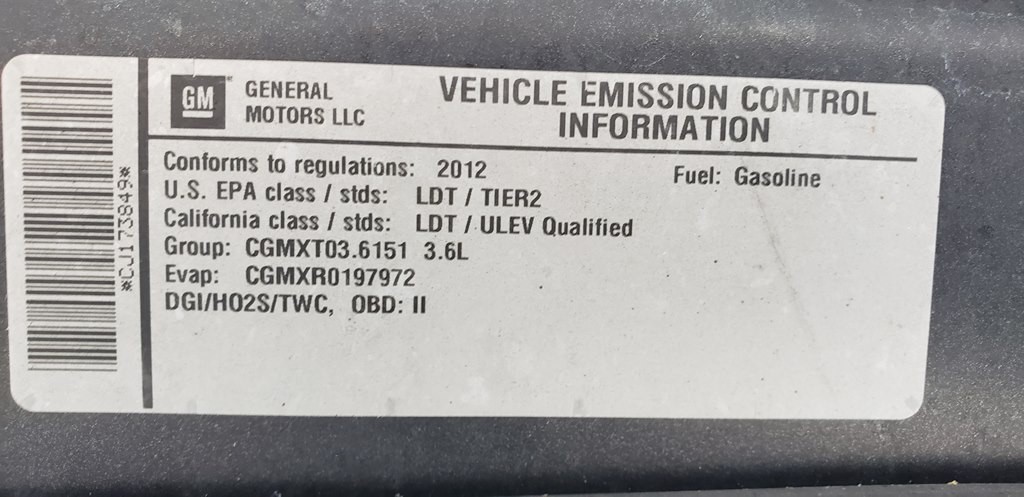 2012 Buick Enclave Image 42