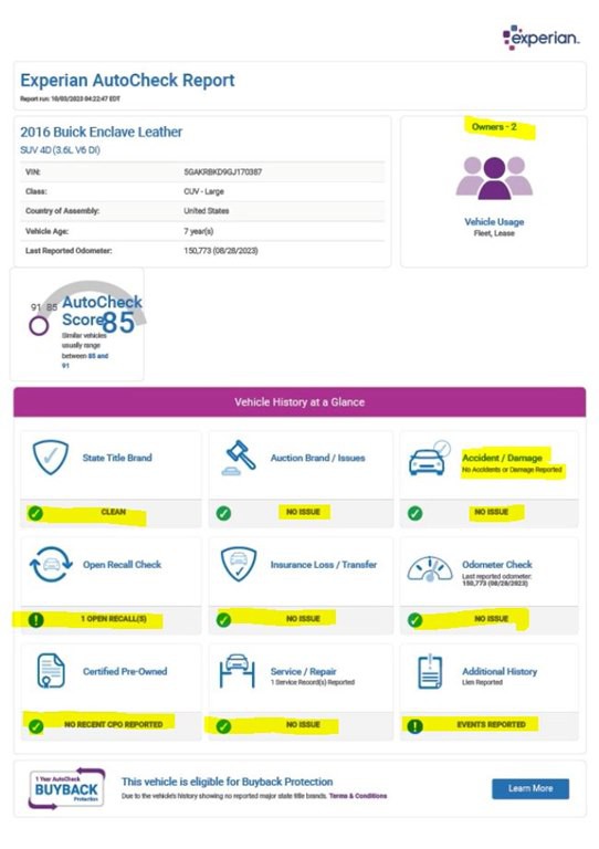 2016 Buick Enclave Image 3