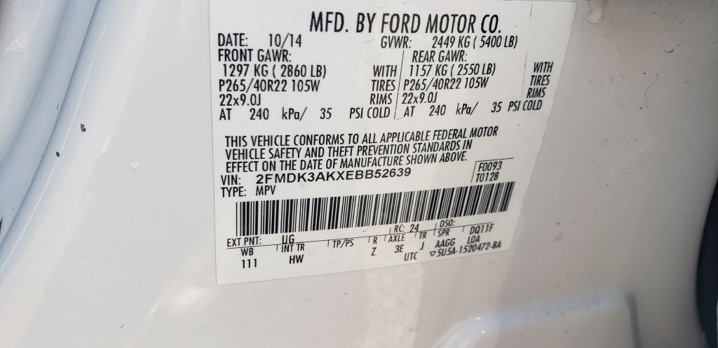 2014 Ford Edge Image 37