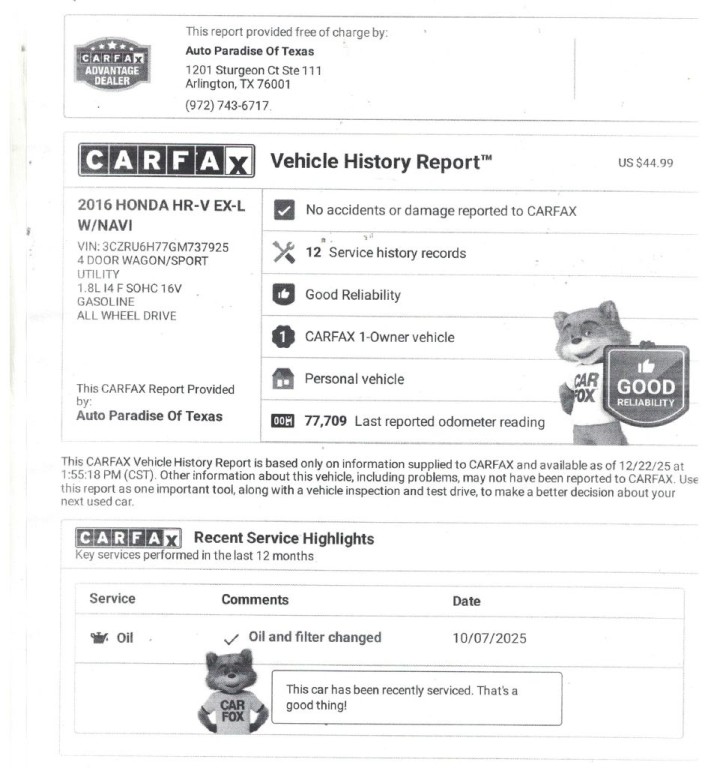 2016 Honda HR-V Image 52