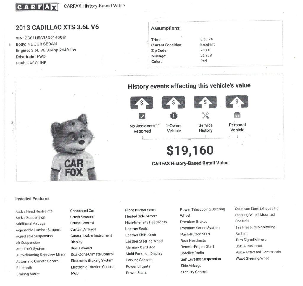 2013 Cadillac XTS Image 47