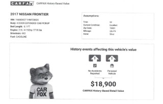 Image for 2017 Nissan Frontier SV ID: 7404197