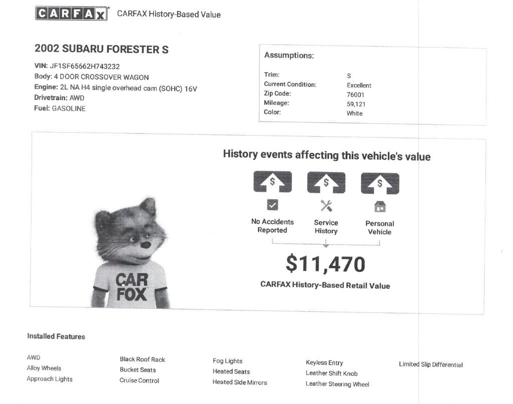 2002 Subaru Forester Image 31