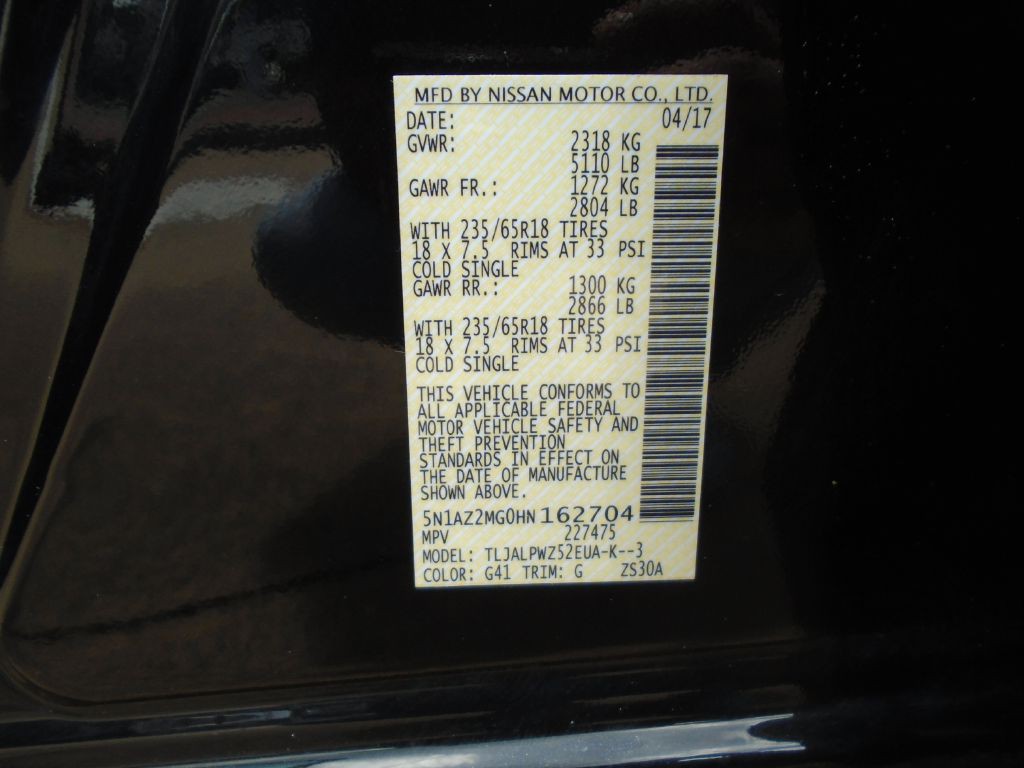 2017 Nissan Murano Image 25