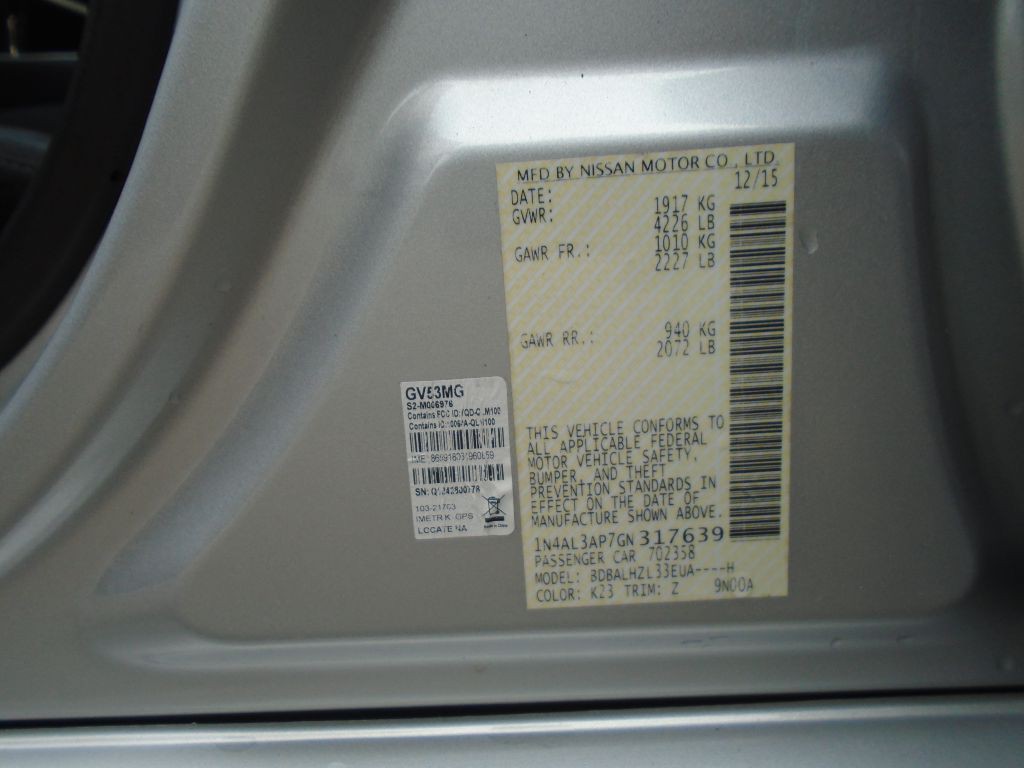 2016 Nissan Altima Image 24