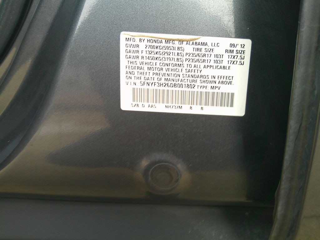 2013 Honda Pilot Image 28