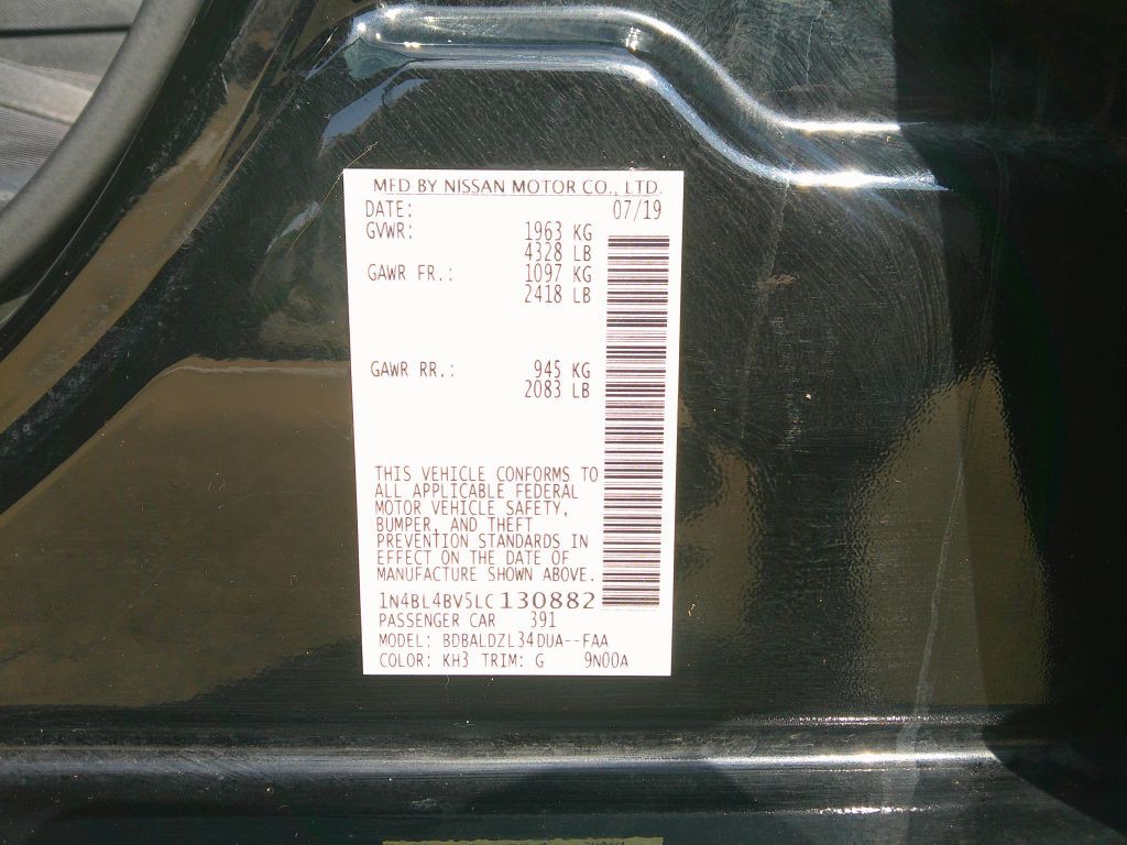 2020 Nissan Altima Image 25