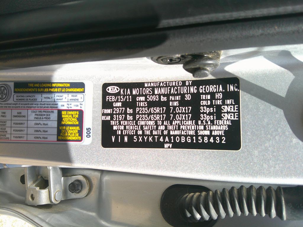 2011 Kia Sorento Image 25