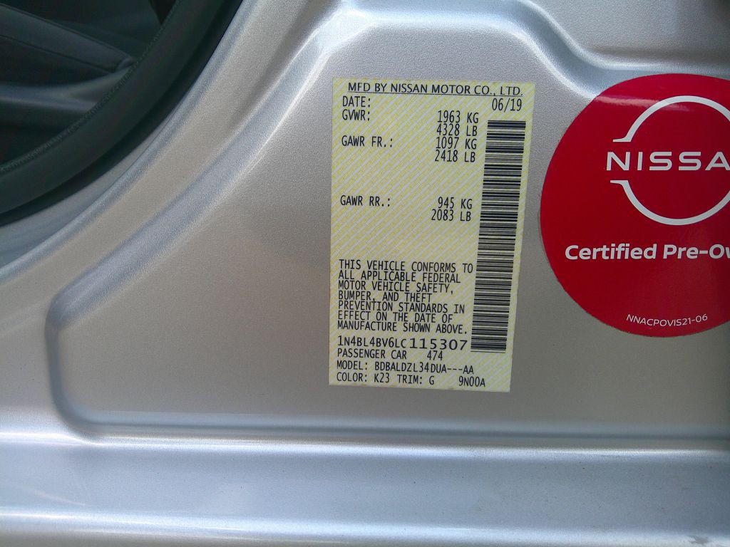 2020 Nissan Altima Image 25