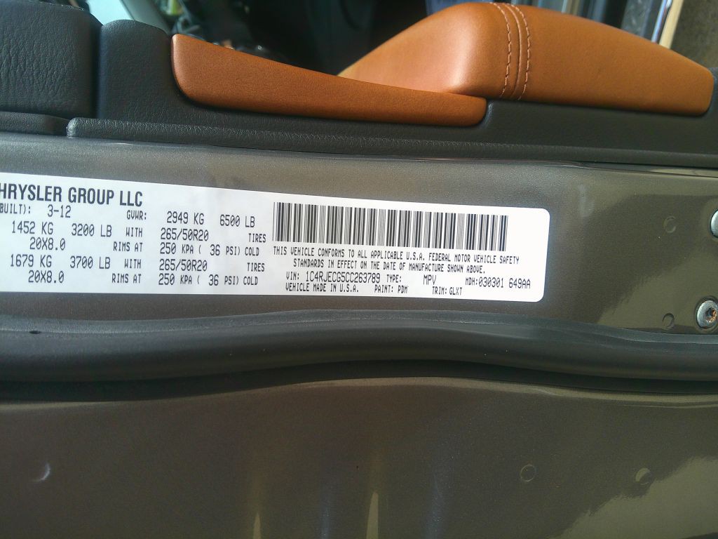 2012 Jeep Grand Cherokee Image 26