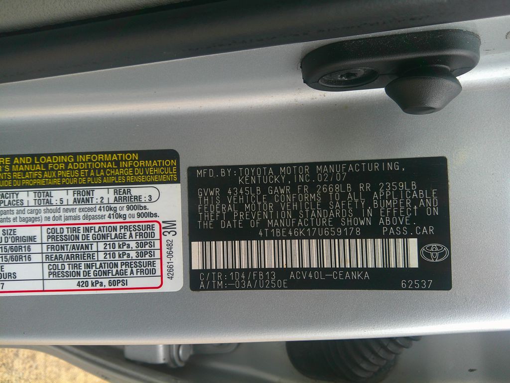 2007 Toyota Camry Image 25