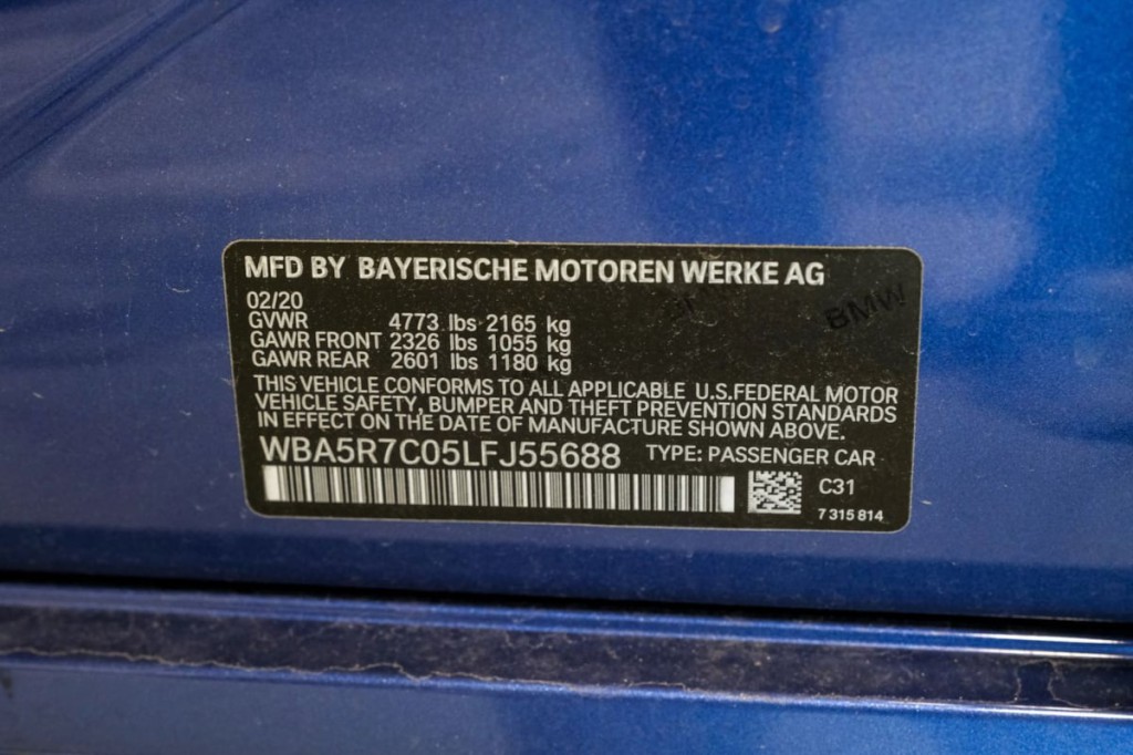 2020 BMW 3 Series Image 55