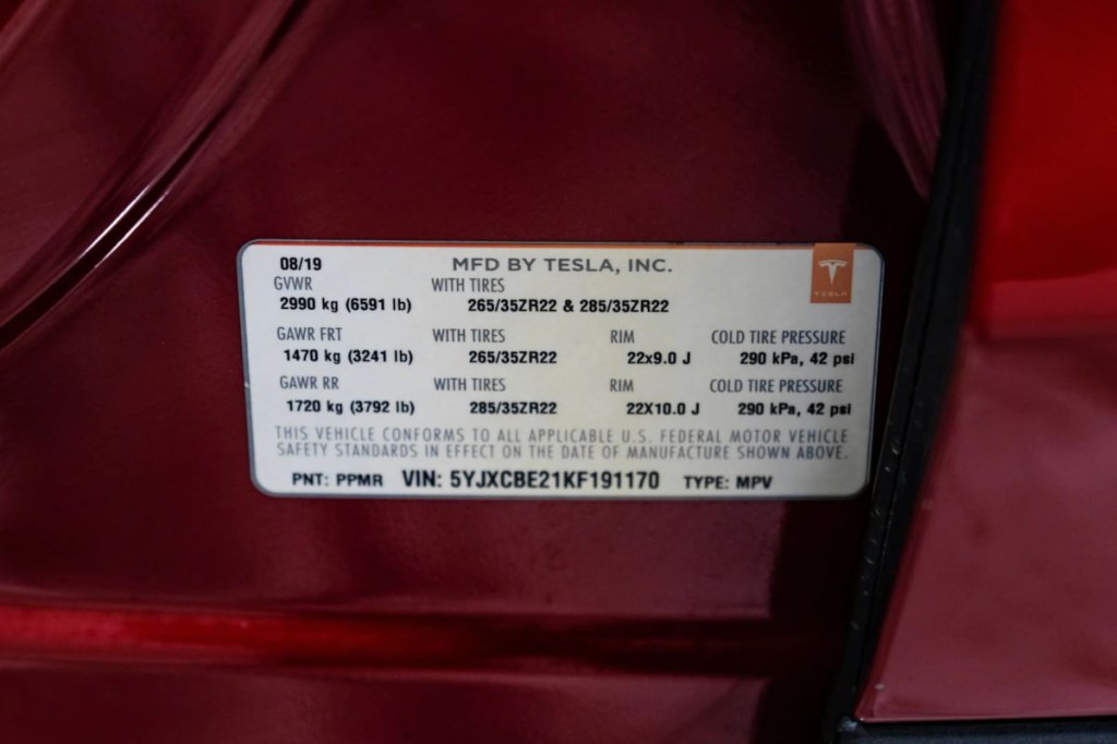 2019 Tesla Model X Image 67