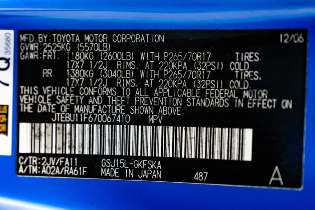 2007 Toyota FJ Cruiser Image 53