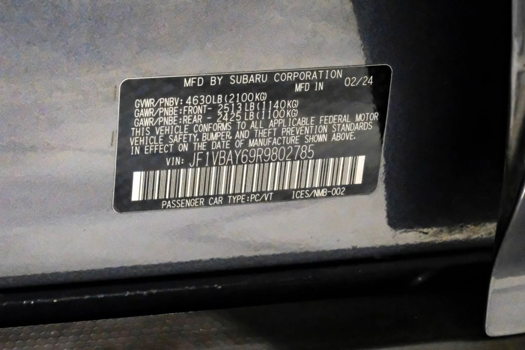 2024 Subaru WRX Image 76