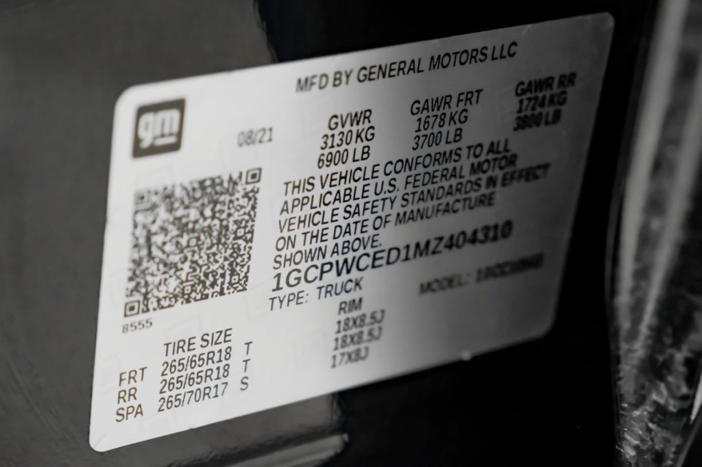 2021 Chevrolet Silverado 1500 Image 72