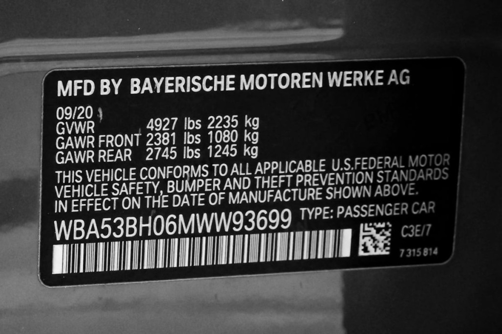2021 BMW 5 Series Image 74