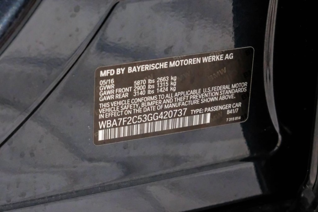 2016 BMW 7 Series Image 72