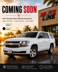 Image for 2017 Chevrolet Tahoe Police ID: 7431545
