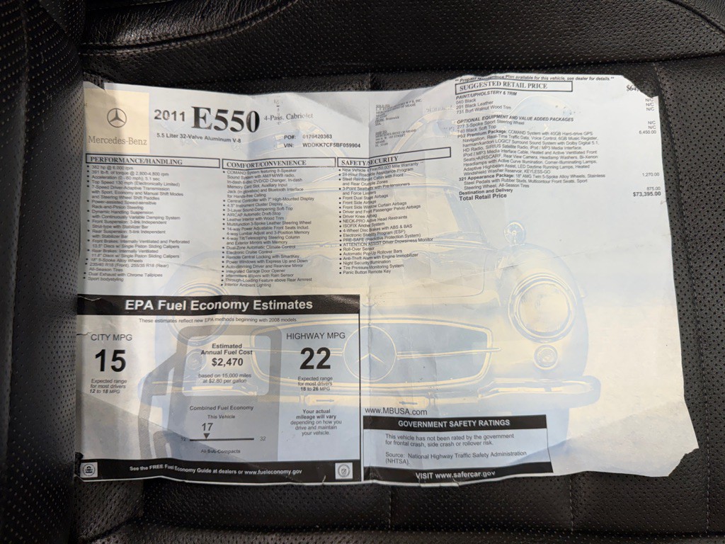 2011 Mercedes-Benz E-Class Image 61