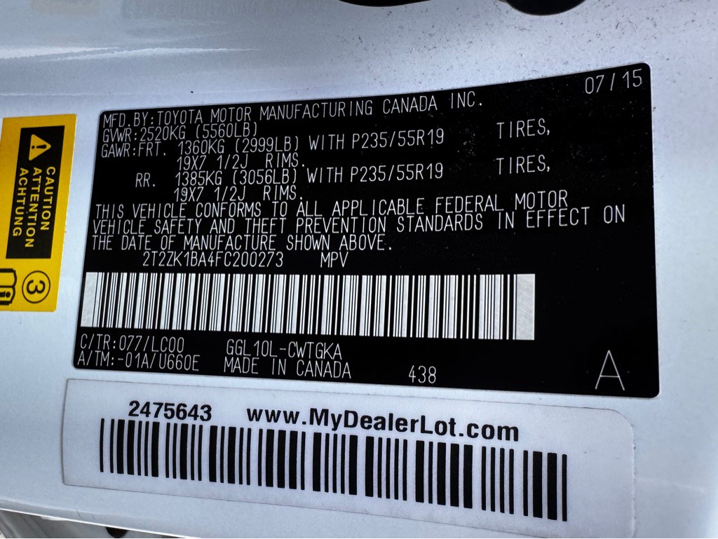 2015 Lexus RX 350 Image 38