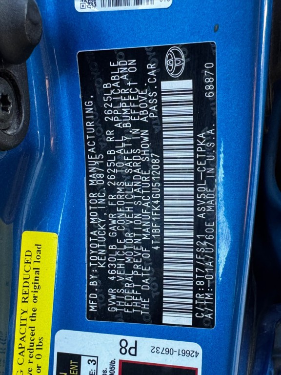 2016 Toyota Camry Image 28