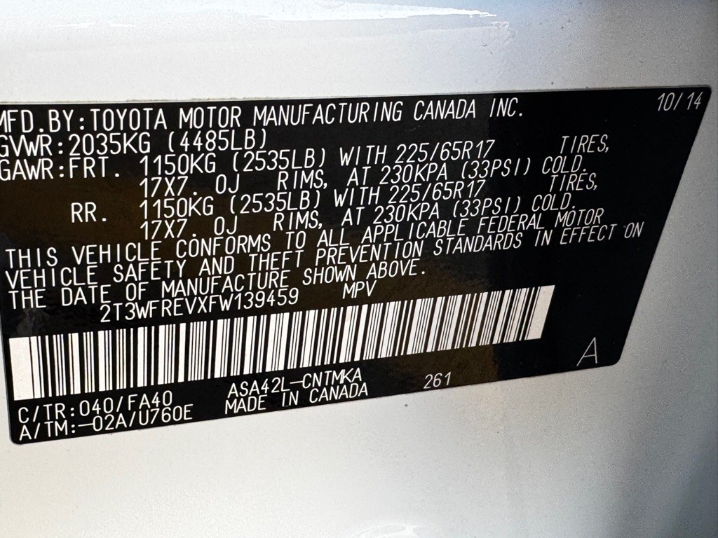 2015 Toyota Rav4 Image 30