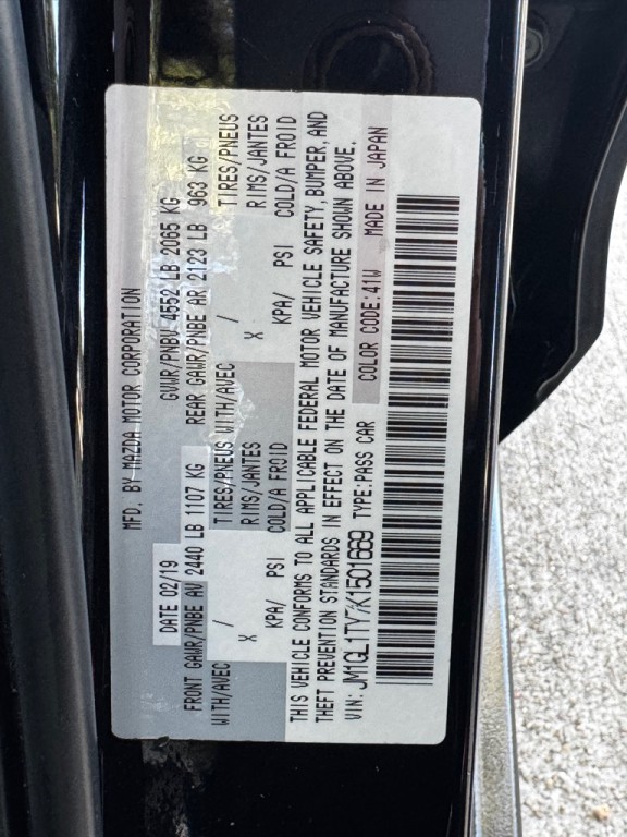 2019 Mazda Mazda6 Image 33