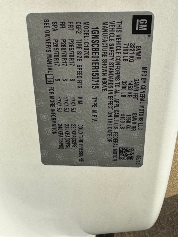 2014 Chevrolet Tahoe Image 32